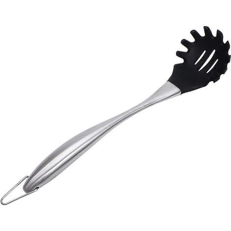 Silikon-Nudelsieb, Schaumlöffel, chinesisches Fonduesieb, Kochlöffel, Küchenutensilien für Haushalt und Gastronomie – 30 x 7 cm (1/3)