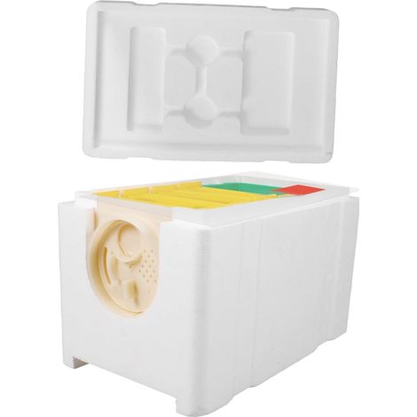 Boîte D'élevage de Reines pour Abeilles, Multi-Grille, Plastique Écume Portable, Structure Simple et Stable, Construction Naturelle des Rayons, pour Jardiniers sur Balcon et Apiculteurs (1/5)