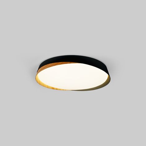 LED Deckenleuchte in Holzoptik CCT 24W ø40cm IP22