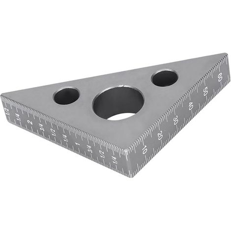 Règle triangulaire en alliage d'aluminium, équerre robuste pour (1/5)