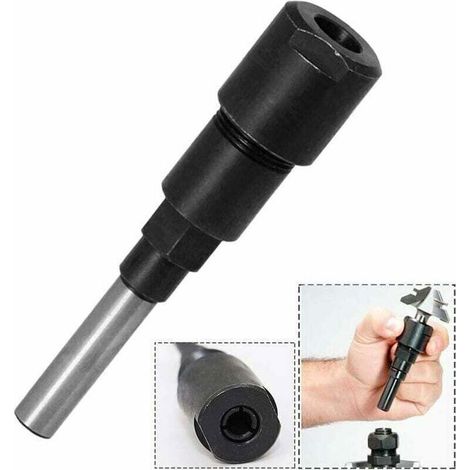 Tige d'extension 8 mm pour routeur – Alliage dur – Longueur 86 mm – Pour machines à graver – Profondeur de coupe a (1/5)