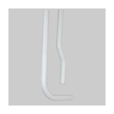 TUBO ESTERNO BIANCO PER CASSETTA ALTA IN PVC  Cm 190 x Ø 32     CR