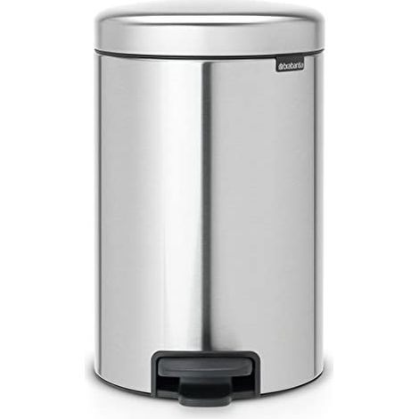Brabantia Pedal Bin Newicon Pattumiera a Pedale 12 Litri Inox Satinato FPP (1/5)