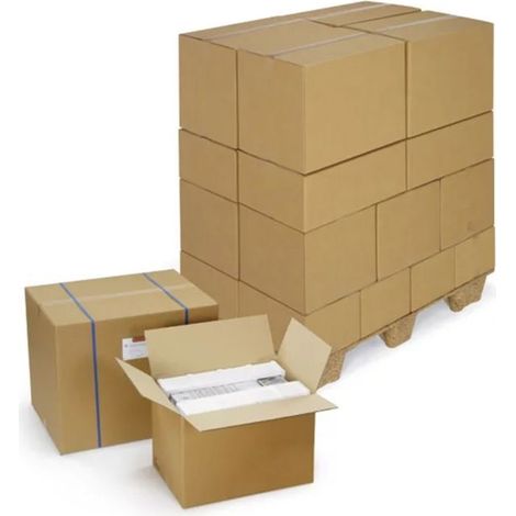 15 cartons d'emballage 31 x 22 x 20 cm - Double cannelure (1/2)
