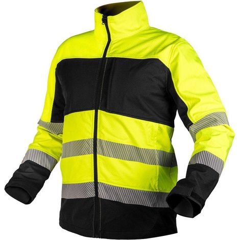 Neo Chaqueta de seguridad Softshell amarilla y negra clase 2 (1/3)