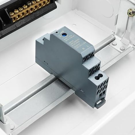 Alimentation pour rail DIN Sortie 12V DC 1,25 A 15W (Entrée 200-240 V AC 50/60 Hz) Bloc d'Alimentation/transformateur (1/3)