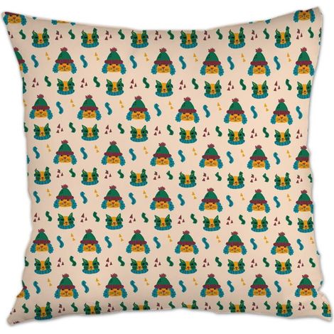 Housse de coussin pour décoration intérieure à fermeture éclair invisible pour canapé lit chaise décoratif de ferme la saint-valentin (1/5)