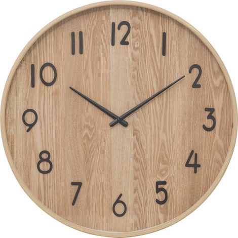 Orologio in legno chiaro ivana d55cm - Atmosphera créateur d'intérieur