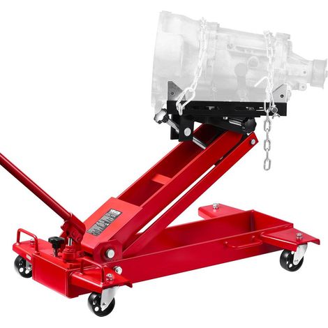 Dépose et Levage Sécurisés Cric de Fosse Hydraulique, Support Boîte de Vitesse 1 T Hauteur 18,5-70 cm pour Garage Atelier (1/5)