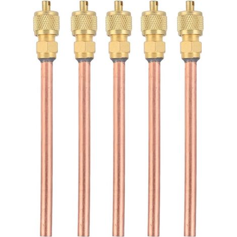 Clapet Anti-Retour - Lot de 5 - Laiton et Caoutchouc - Étanchéité Fuite Systèmes Froids - Réparation Climatisation Frigo - HS-110 (1/5)