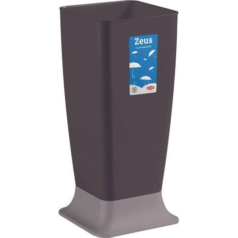 Portaombrelli zeus in polipropilene - colore moka/tortora