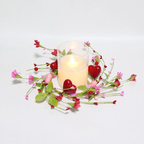 Guirlande Florale Artificielle - 30 Cm - Oiseaux Décoratifs et Feuilles - Pour Porte Fenêtre Mur Intérieur Extérieur - 1 Pièce (1/5)