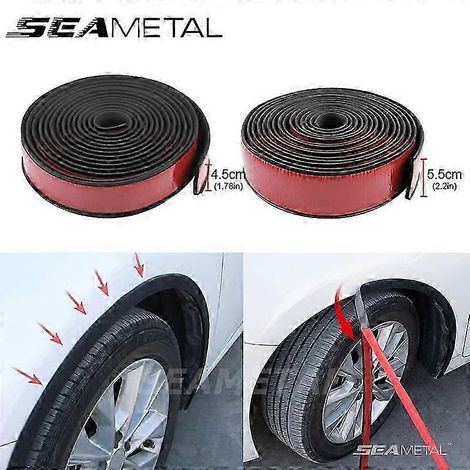 SEAMETAL Bandes d'étanchéité élargies pour ailes de voiture, protections anti-rayures en caoutchouc pour passages de roue et garde-boue. (1/5)