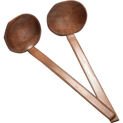 Lot de 2 cuillères à soupe japonaises à long manche, cuillères à soupe japonaises à long manche en forme de carapace de tortue, cuillères à ramen (1/5)