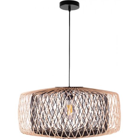 Ciondolo in bambù nero e naturale d.59cm 1xe27in (1/5)