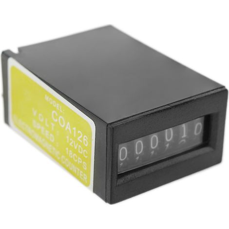 BeMatik - Compteur d'impulsions et des événements électromagnétiques de 6 chiffres 18 cps (1/5)