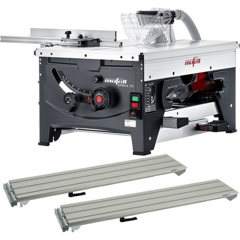 Mafell Unterflur Zugsäge Säge Erika 70 972001 + 2x Tischverlängerung 760x150mm