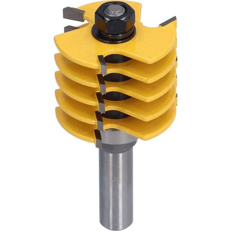 Fraise à rainure en queue de 1/2 pouce pour assemblage à joint digité, lame en alliage pour travail du bois, outil CNC (1/5)