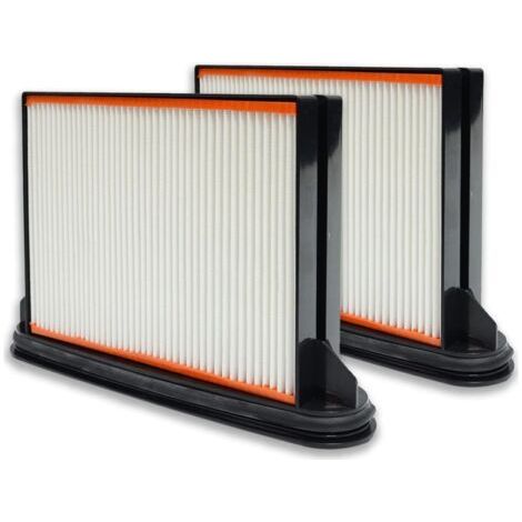Lot de 2 filtres de rechange compatibles avec Bosch Professional GAS25 GAS 25 GAS25L SFC GAS 50 GAS 50M CS 1225, 2607432015/35301000 (1/5)