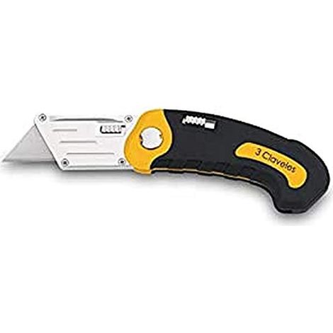 Taglierino pieghevole lama 10cm 19mm 00215 3 Claveles (1/3)
