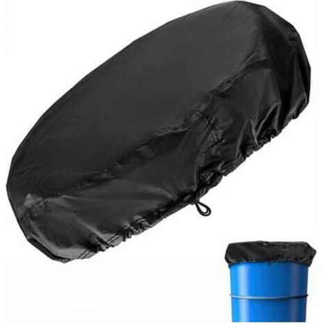 Housse de baril en tissu Oxford résistant65 x 10 cm, fermeture à cordon et bouchon anti-poussière, idéale pour extérieur (jardin, cour, terrasse) (1/4)