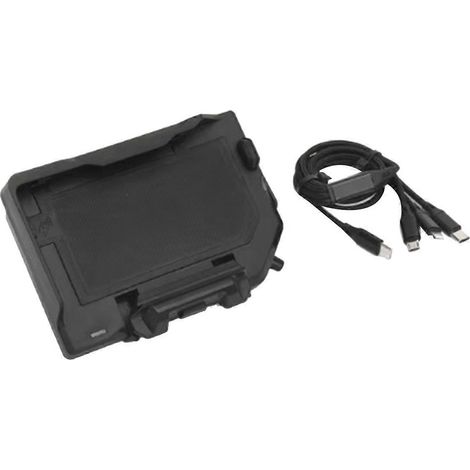 Kabellose Lade-GPS-Handyhalterung für Motorrad, Navigationshalterung (1/5)