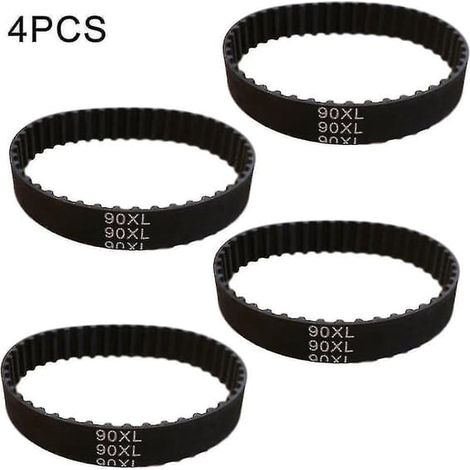 BelleRise - Courroie d'entraînement pour raboteuse Black & Decker DN75, DN750, KW750, SR600 2/4 pièces réf. 914592 noir (1/5)