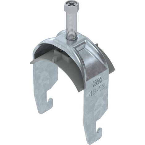OBO Bettermann Abrazadera de estribo 2056 46-52mm Acero galvanizado en caliente, 1186749