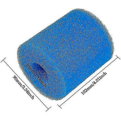 Deux filtres de piscine pour S1, outil de nettoyage éponge lavable et réutilisable (kui) 30x90x102 mm (1/4)