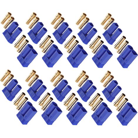 EC5-Stecker, hochpräzise CNC-Fertigungstechnologie, abnehmbare und steckbare RC-Akkustecker (1/5)