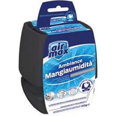 6PZ CONTENITORE AIRMAX AMBIANCE MINI KIT TAB GRIGIO - CONTENITORE E 1 RICARICA 100 GR. INCLUSA