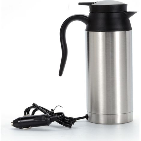 Bouilloire électrique pour voiture 750 ml 12 V, idéale pour les voyages, le camping et les activités de plein air (voiture, camionnette, camion, etc.), 120 W. (1/5)