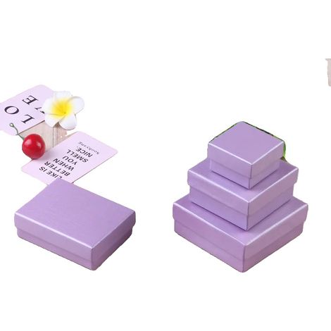 Caja para guardar joyas, organización elegante, presentación refinada, expositor de fotos - 14,7 x 9 x 3 cm (1/2)