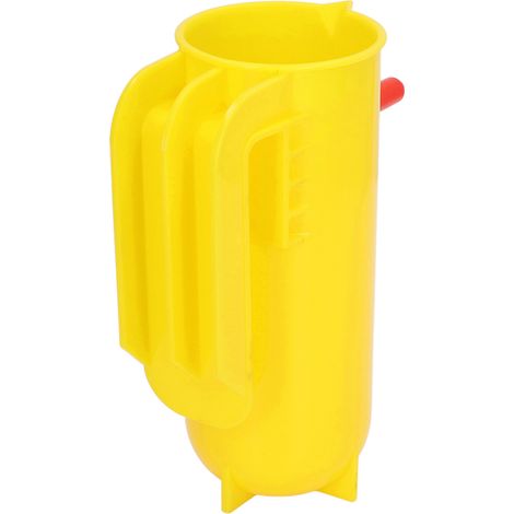 800-ml-Lamm-Fütterungsflasche mit Sauger, Milchspender für Kleintiere, Fütterungsgerät, gelbe Flasche (1/5)
