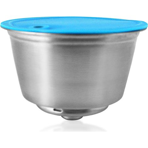 Accessoire pour machine à café : capsule de café en acier inoxydable réutilisable, compatible avec la machine à café Dolce Gusto. (1/5)