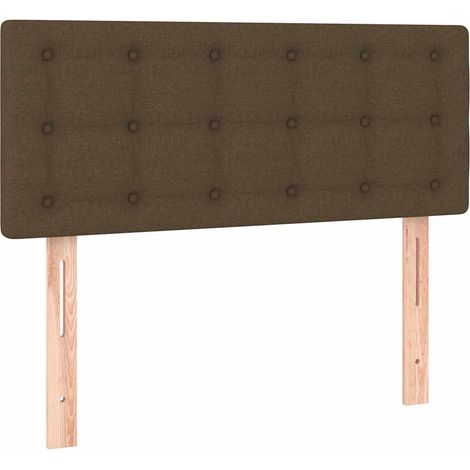 Maison Exclusive - Cabecero de tela marrón oscuro 80x5x78/88 cm (1/5)