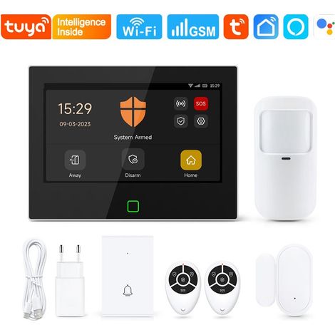 Tuya Kit Sistema di Allarme Domestico Smart WiFi con Supporto Sim (1/5)