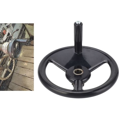 Rundring-Handrad 22250MM, Bakelit-Handrad, Handrad für Fräsmaschinen, Handrad für Werkzeugmaschinen mit Griff, geeignet für Drehmaschinen, Fräsmaschinen und Schleifmaschinen. (1/5)
