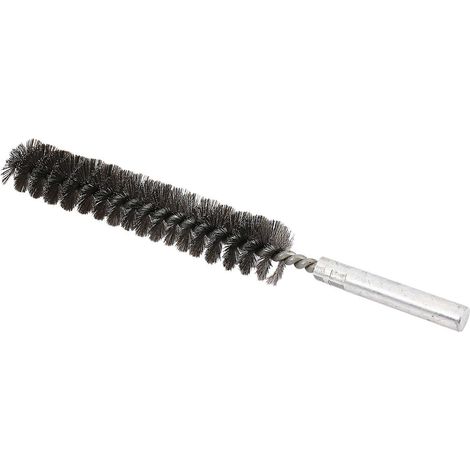 Brosse de nettoyage pour tube en fil d'acier inoxydable de 17 cm de longueur et 20 mm de diamètre (1/5)