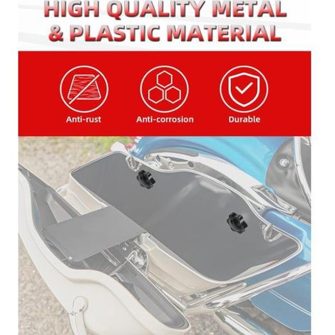 Compatible with Harley Davidson saddlebag mounting brackets 1993-2023 (1/4)