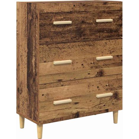 Buffet,Bahut,Meuble de Rangement Bois ancien 34 x 69.5 x 90 cm Bois d'ingénierie CFW92519 (1/5)