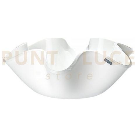 CENTROTAVOLA PICCOLO SOFT IN CRISTALLO ACRILICO BIANCO