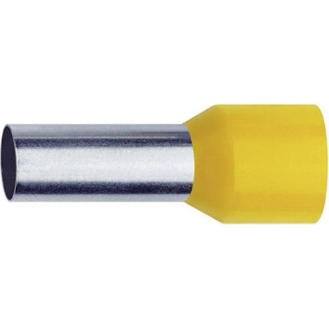 Klauke 47518 terminales parcialmente aislados amarillo 6 mm²