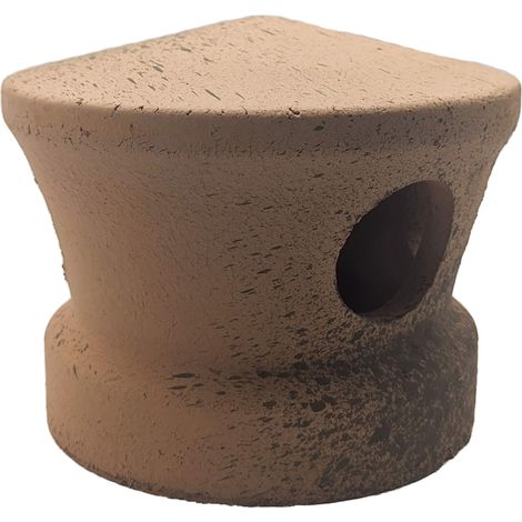 Lanterne rouge-noir Chapeau Ventilation tuile douille Passage d 100 mm