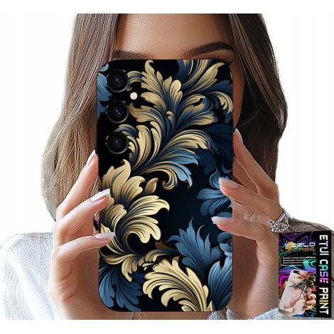 Custodia per Samsung Galaxy A55 5G - elegante custodia con motivi dorati alla moda (1/5)