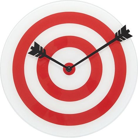 Wall Clock - BALVI - Target - White - Round - Contemporary - Design