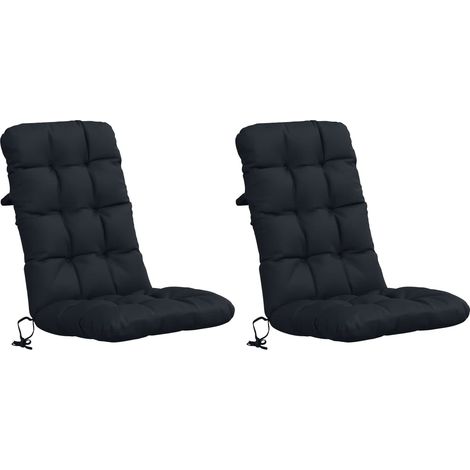Cojines para Sillas de Respaldo Alto en 2 Piezas VIANEN 2 uds. vidaXL