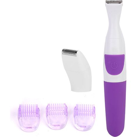 Epilateur Électrique Femme - Rasoir Épilatoire Étanche pour Aisselles Jambes Ligne Bikini Menton - 1 Pièce (1/5)