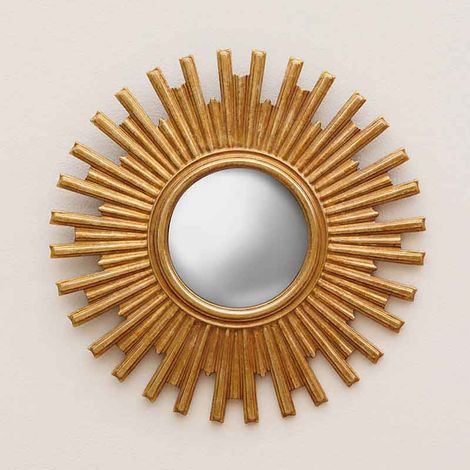 Miroir convexe doré Joy 30x2x30cm (1/4)