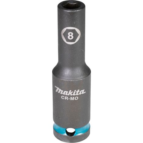 Makita Impact Black Schlagnuss 1/2 Zoll SW8 lang Schlagschrauber E-16405 (1/3)